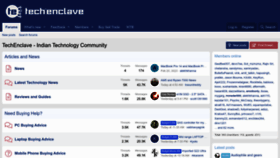 What Techenclave.com website looked like in 2023 (1 year ago)