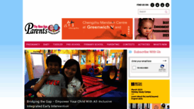 What Thenewageparents.com website looked like in 2023 (1 year ago)