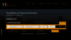 What Taxiwaltononthames.co.uk website looked like in 2023 (1 year ago)