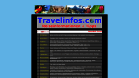 What Travelinfos.com website looked like in 2023 (1 year ago)