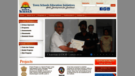 What Townschoolsindia.org website looked like in 2023 (1 year ago)