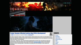 What Thegtaplace.com website looked like in 2023 (1 year ago)