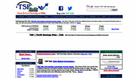 What Tsptalk.com website looked like in 2023 (1 year ago)