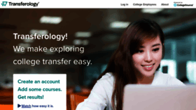 What Transferology.com website looked like in 2023 (1 year ago)
