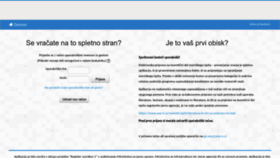 What Teorija-priprava.gov.si website looked like in 2023 (1 year ago)