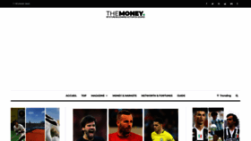 What Themoney.co website looked like in 2023 (1 year ago)