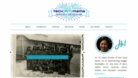 What Techsavvymama.com website looked like in 2023 (1 year ago)