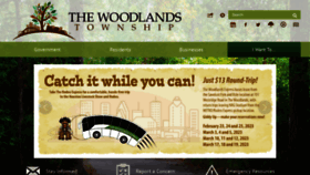 What Thewoodlandstownship-tx.gov website looked like in 2023 (1 year ago)