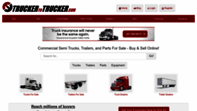 What Truckertotrucker.com website looked like in 2023 (1 year ago)