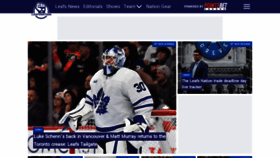 What Theleafsnation.com website looked like in 2023 (1 year ago)
