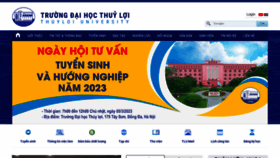 What Tlu.edu.vn website looked like in 2023 (1 year ago)
