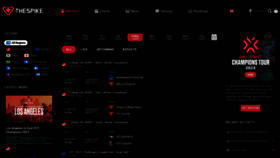 What Thespike.gg website looked like in 2023 (3 years ago)