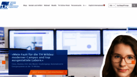 What Th-wildau.de website looked like in 2023 (2 years ago)