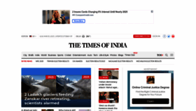 What Toi.in website looked like in 2023 (1 year ago)
