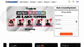 What Toprankers.com website looked like in 2023 (1 year ago)