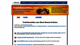 What Truthaboutabs.com website looked like in 2023 (1 year ago)