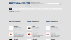 What Television-live.com website looked like in 2023 (1 year ago)