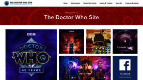 What Thedoctorwhosite.co.uk website looked like in 2023 (1 year ago)
