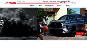 What Toyota.com.sa website looked like in 2023 (2 years ago)
