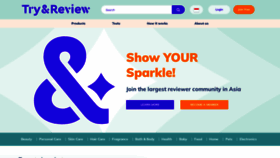 What Tryandreview.com website looked like in 2023 (1 year ago)