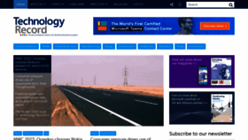 What Technologyrecord.com website looked like in 2023 (1 year ago)