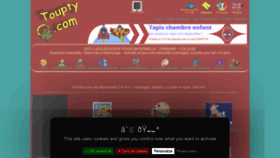 What Toupty.com website looked like in 2023 (1 year ago)