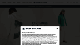 What Tom-tailor.de website looked like in 2023 (1 year ago)