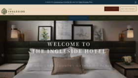 What Theinglesidehotel.com website looked like in 2023 (1 year ago)
