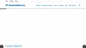 What Technomarine.com website looked like in 2023 (1 year ago)