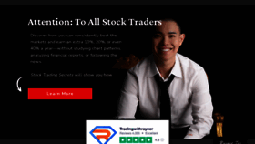What Tradingwithrayner.com website looked like in 2023 (1 year ago)