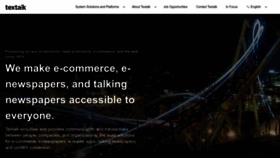 What Textalk.com website looked like in 2023 (1 year ago)