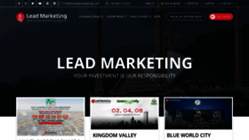 What Theleadmarketing.com website looked like in 2023 (1 year ago)