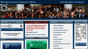What Treasurer.maricopa.gov website looked like in 2023 (1 year ago)