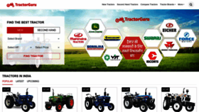 What Tractorguru.in website looked like in 2023 (1 year ago)