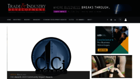 What Tradeandindustrydev.com website looked like in 2023 (1 year ago)