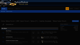 What Tahoeyukonforum.com website looked like in 2023 (2 years ago)