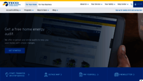 What Tampaelectric.com website looked like in 2023 (1 year ago)