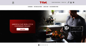 What Tefal.com website looked like in 2023 (1 year ago)