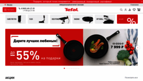What Tefal.ru website looked like in 2023 (1 year ago)