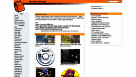 What Thecoverproject.net website looked like in 2023 (1 year ago)