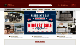 What Totallyfurniture.com website looked like in 2023 (1 year ago)