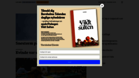 What Tidende.dk website looked like in 2023 (1 year ago)