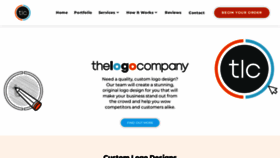 What Thelogocompany.net website looked like in 2023 (1 year ago)