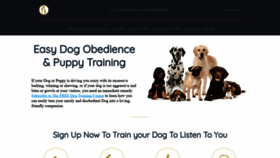What Trainpetdog.com website looked like in 2023 (1 year ago)