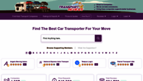 What Transportreviews.com website looked like in 2023 (1 year ago)
