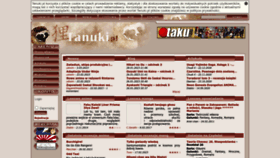What Tanuki.pl website looked like in 2023 (1 year ago)