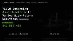 What Tranchess.com website looked like in 2023 (1 year ago)