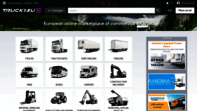 What Truck1.eu website looked like in 2023 (1 year ago)