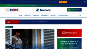 What Telepace.it website looked like in 2023 (1 year ago)