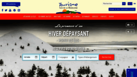 What Tourismeilesdelamadeleine.com website looked like in 2023 (1 year ago)